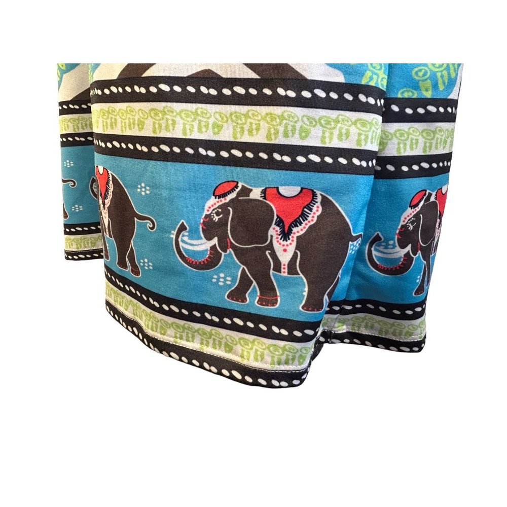 Lolly Wolly Doodle Shirt Womens Size XL Elephant Tunic - Picture 7 of 16